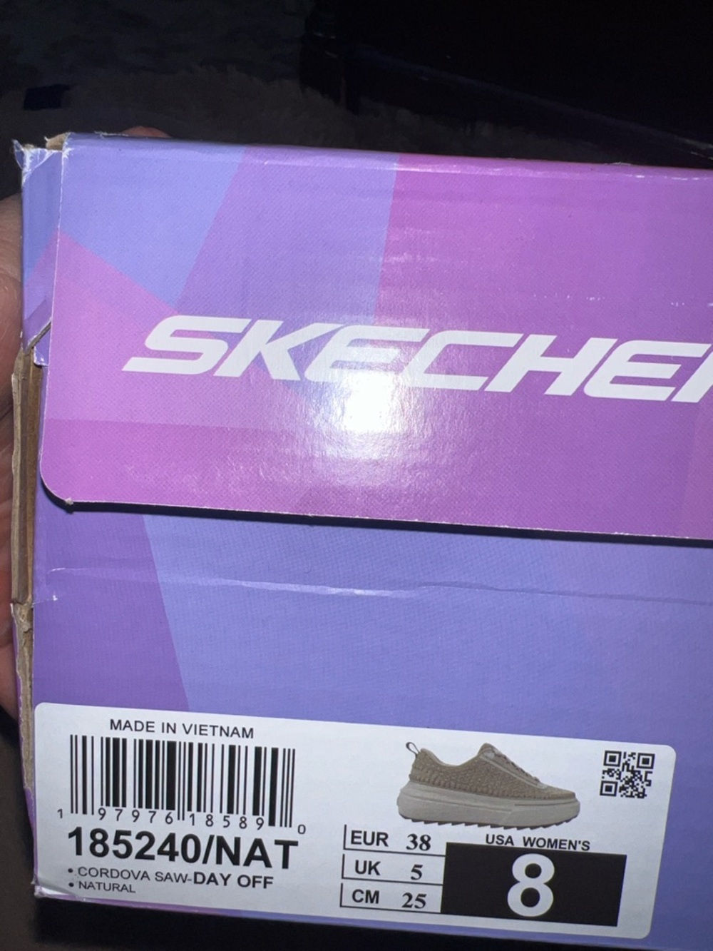 Skechers Cordova Saw- Day Off Sneaker in Natural - Picture 7 of 7